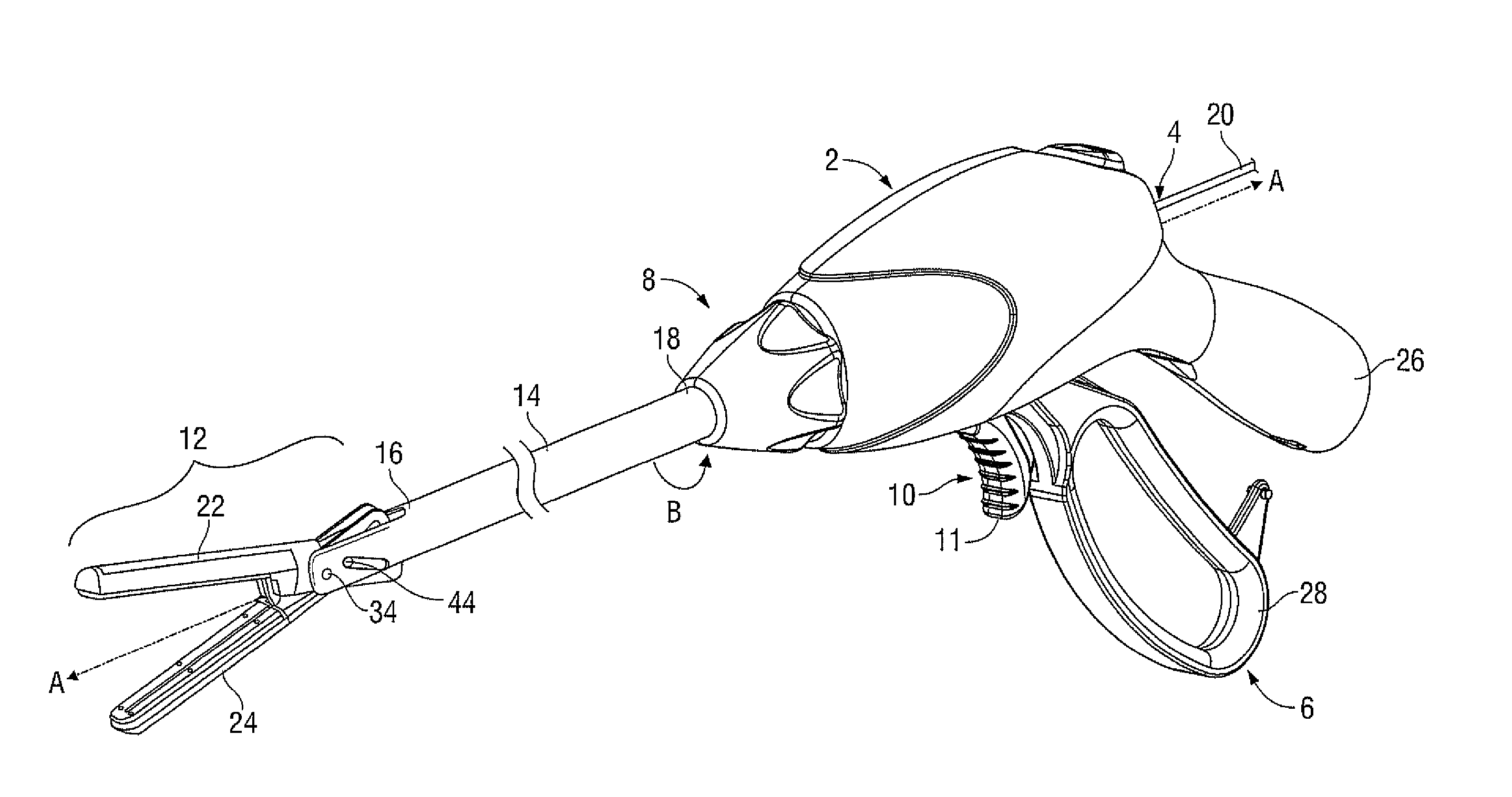 Electrosurgical Instrument with a Knife Blade Lockout Mechanism