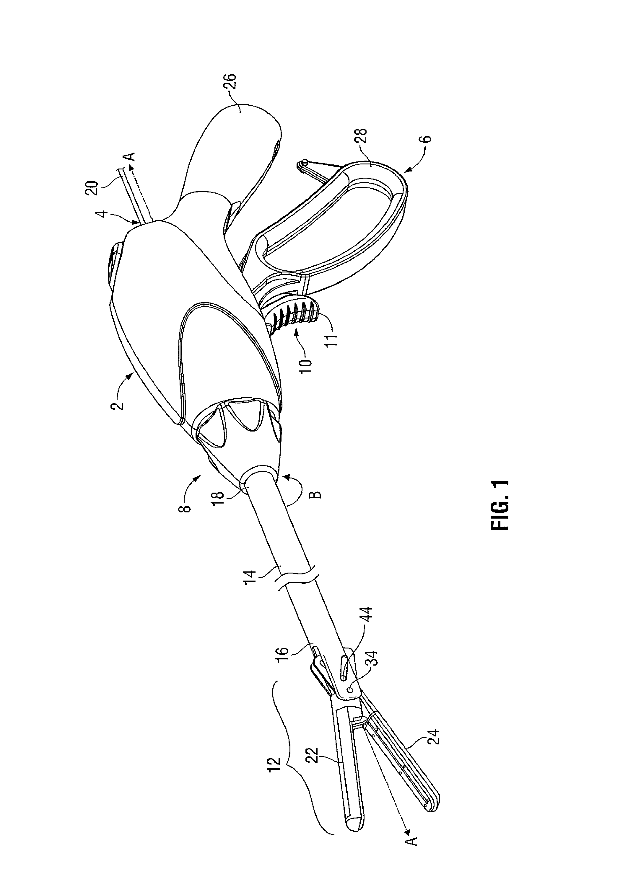 Electrosurgical Instrument with a Knife Blade Lockout Mechanism