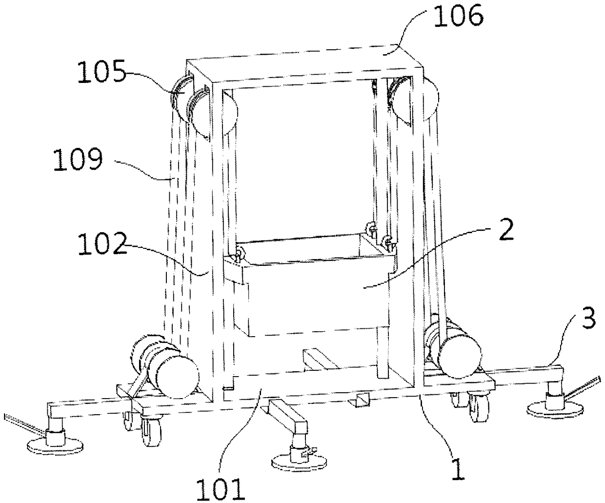 Construction-used climbing device and using method thereof