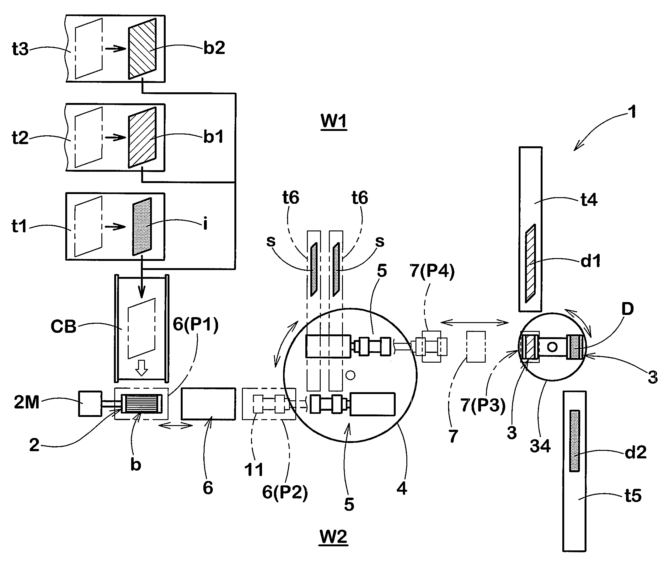 Shaping former and system for building green-tire including the same