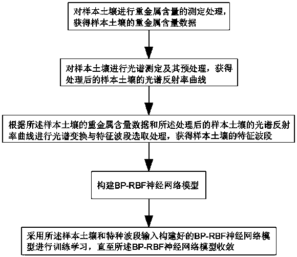 Method and device for constructing soil heavy metal environmental risk prediction model