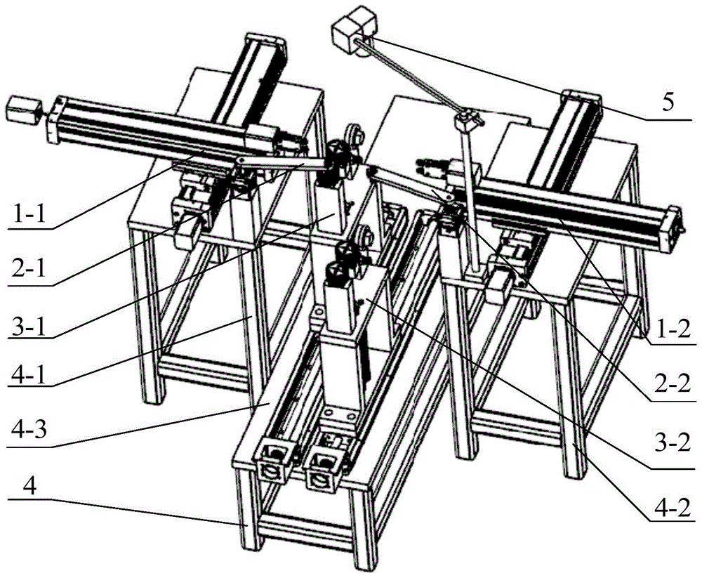 A continuous automatic tape packaging mechanism