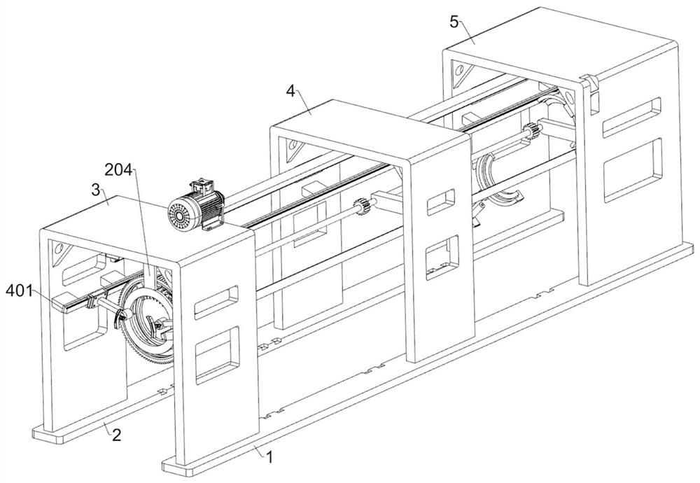 Automatic forming device for polyurethane lining pipeline