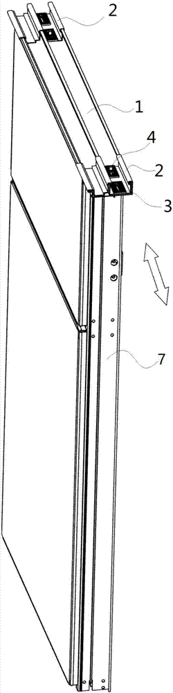 Expandable type unit curtain wall structure and installation technology thereof