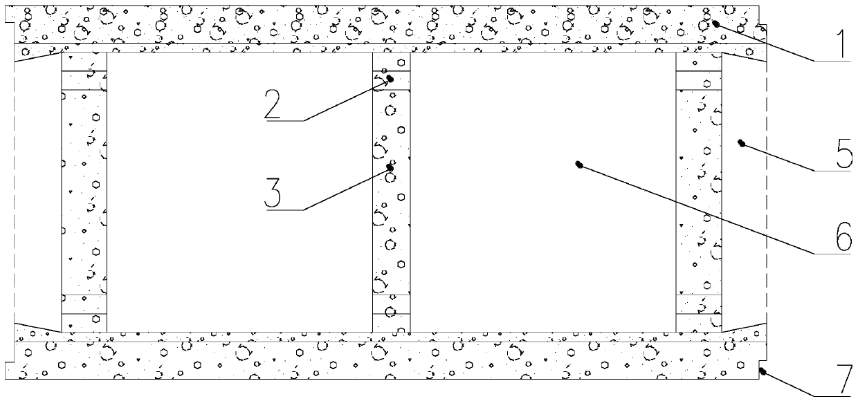 Construction technology for grouting type building blocks with aligned seams and assembled vertical holes