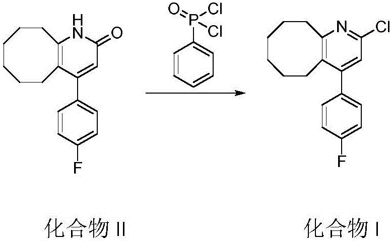 Preparation method of blonanserin intermediate