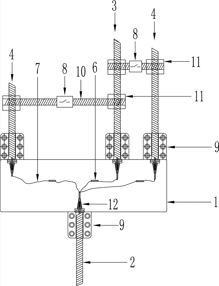 10 kV Flame-retardant all-insulated multi-branch intermediate-break fiber splicing closure