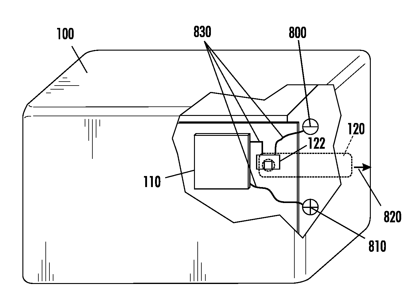 Complete discharge device