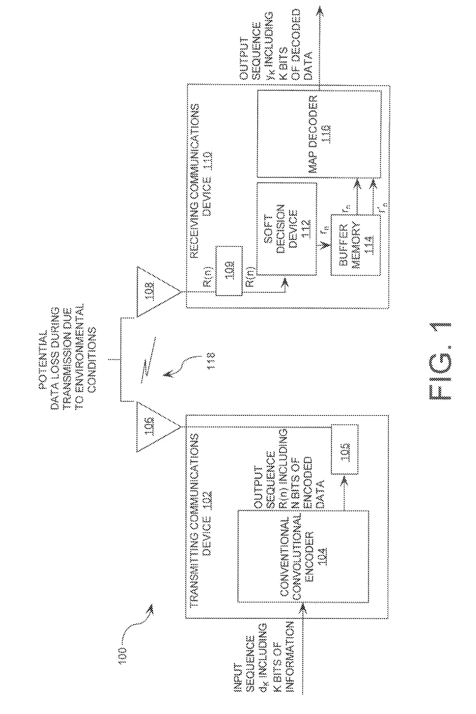 Maximum a posteriori probability decoder