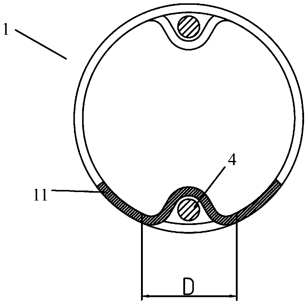 Endoscope joint ring, endoscope bent part and corresponding endoscope device