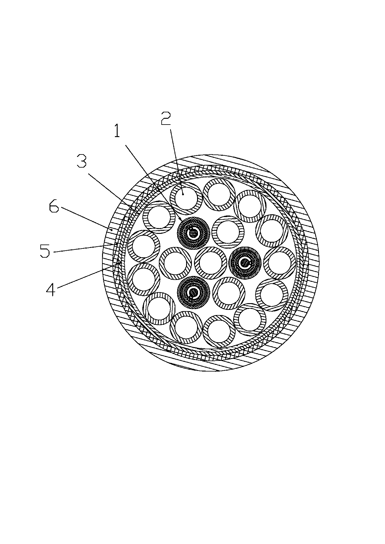 Communication cable and production process thereof