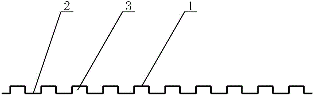 Low-resistance sawtooth-shaped fin