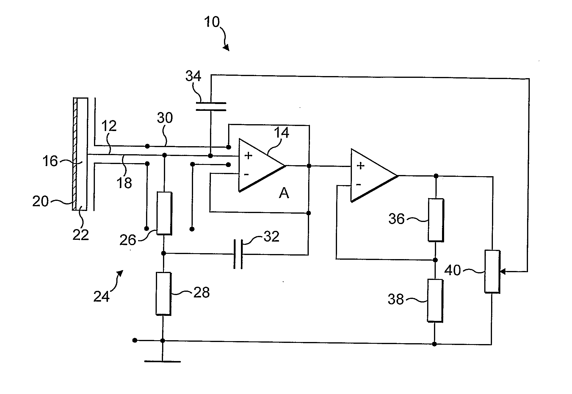 Electric potential sensor