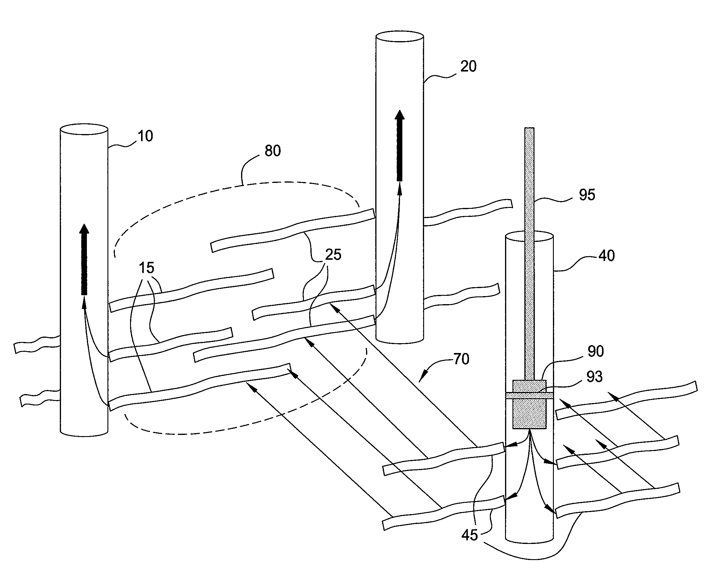 Method for recovering hydrocarbons using cold heavy oil production with sand (CHOPS) and downhole steam generation