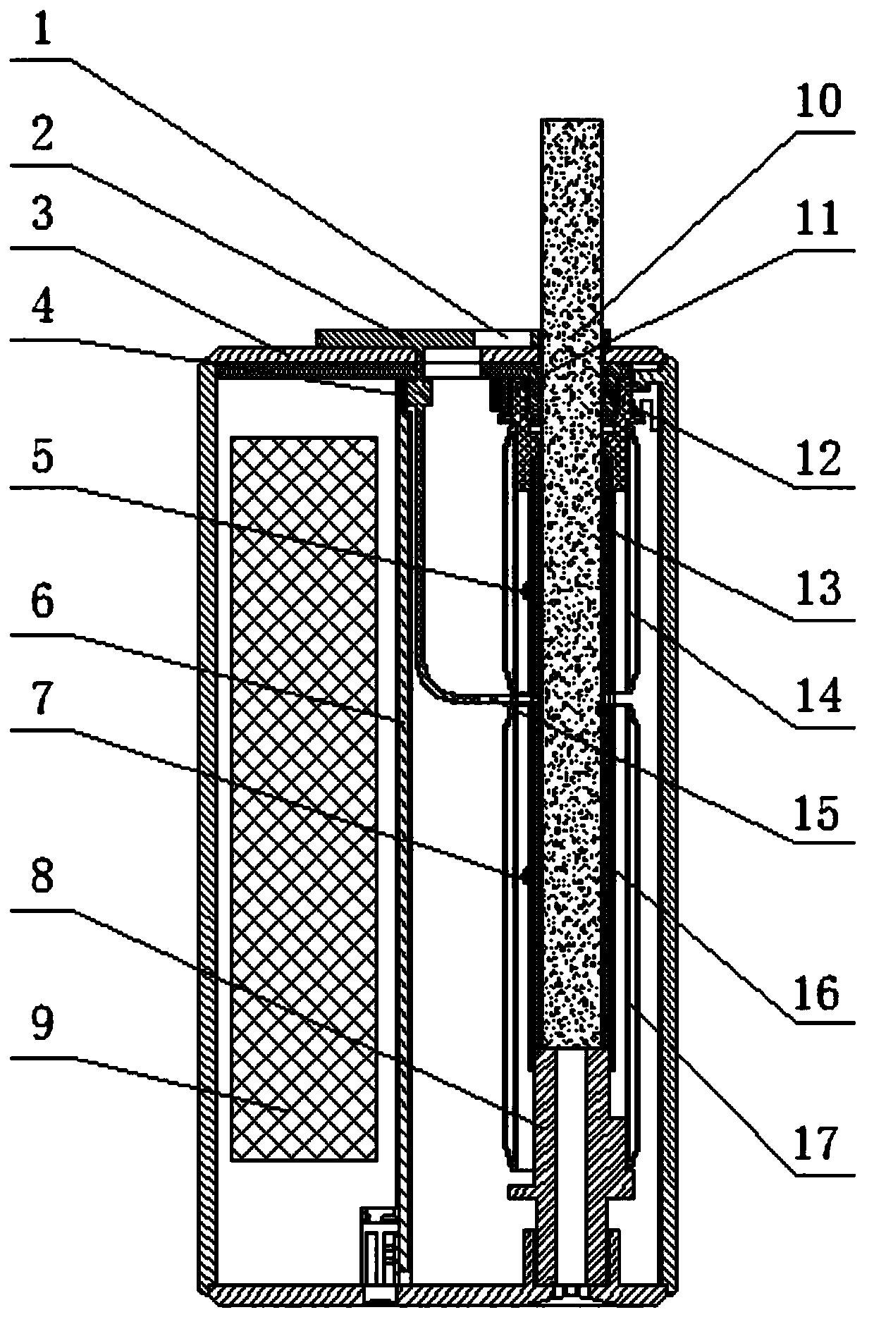 Long and short cigarette compatible circumferential heating smoking set and using method thereof