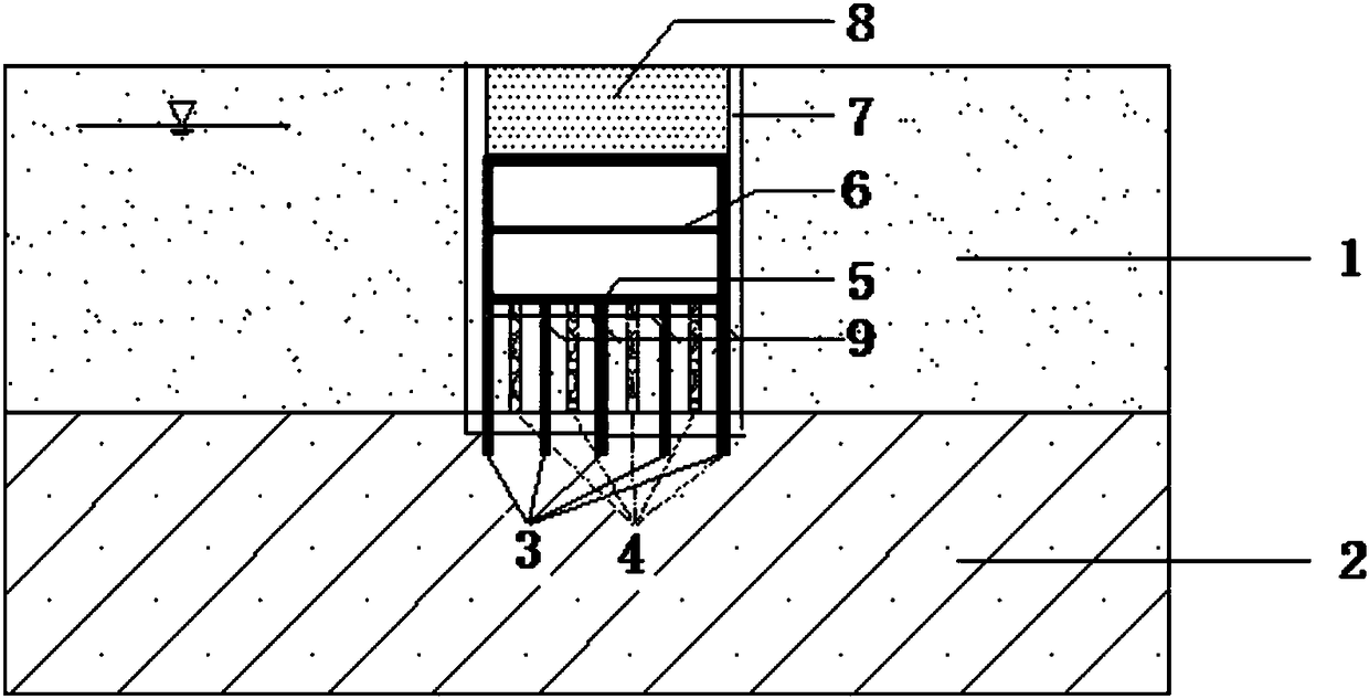 Structure system and method for resisting seismic liquefaction uplifting of subway station