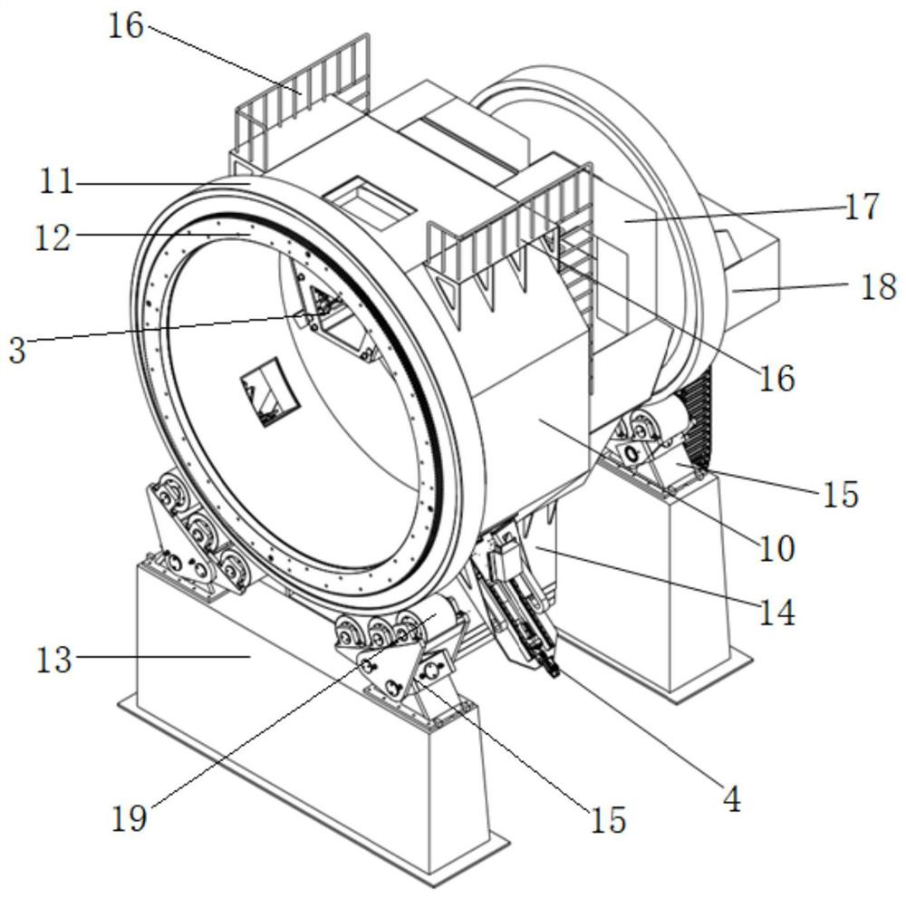 Compact type full-superconducting rotary treatment device