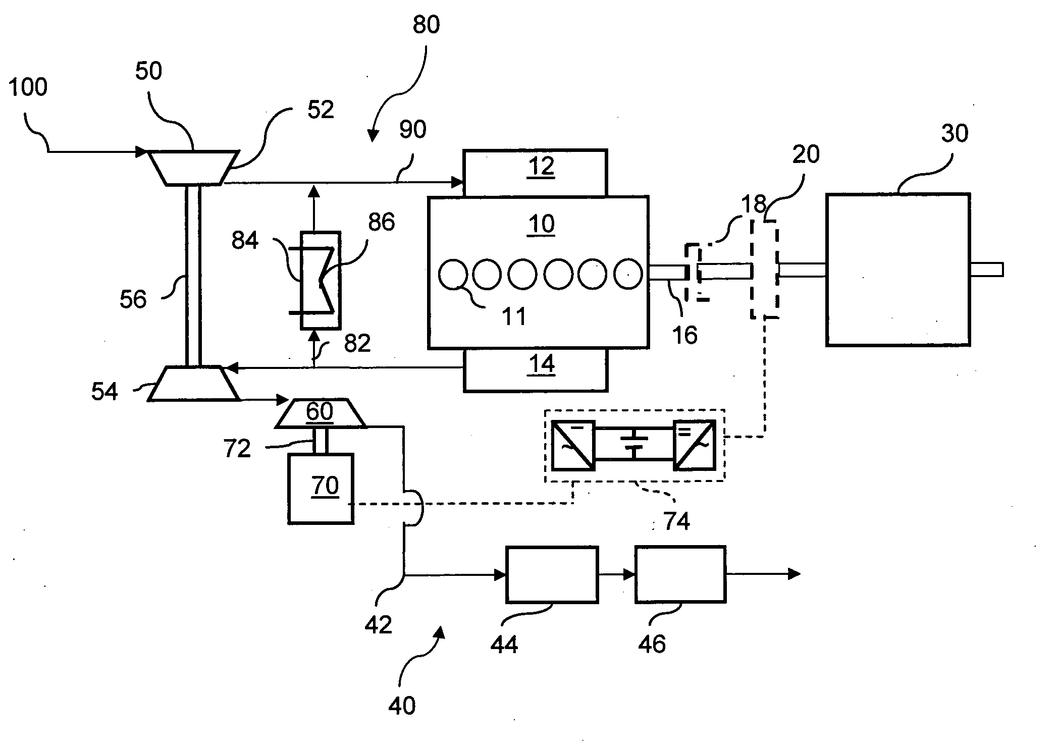 Method and arrangement for reducing an NOX content in the exhaust gas of an internal combustion engine in a vehicle