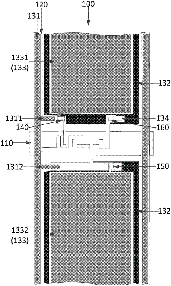 Display panel, array substrate and dark attunement method thereof