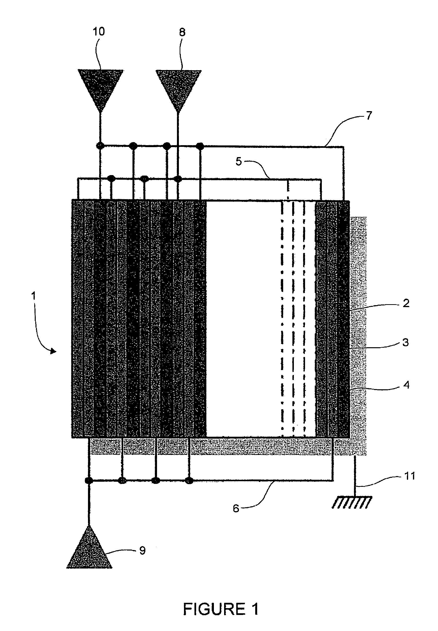 Colour display device with backlighting unit using organic light-emitting diodes and method of implementation