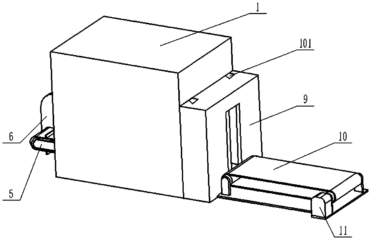 Device for stamping cross-page seal