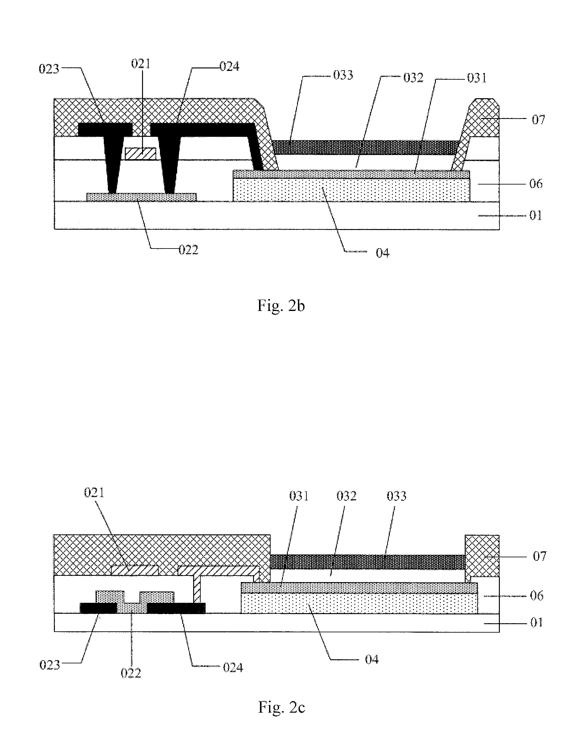 Organic electroluminescent display device, method for manufacturing the same and display apparatus