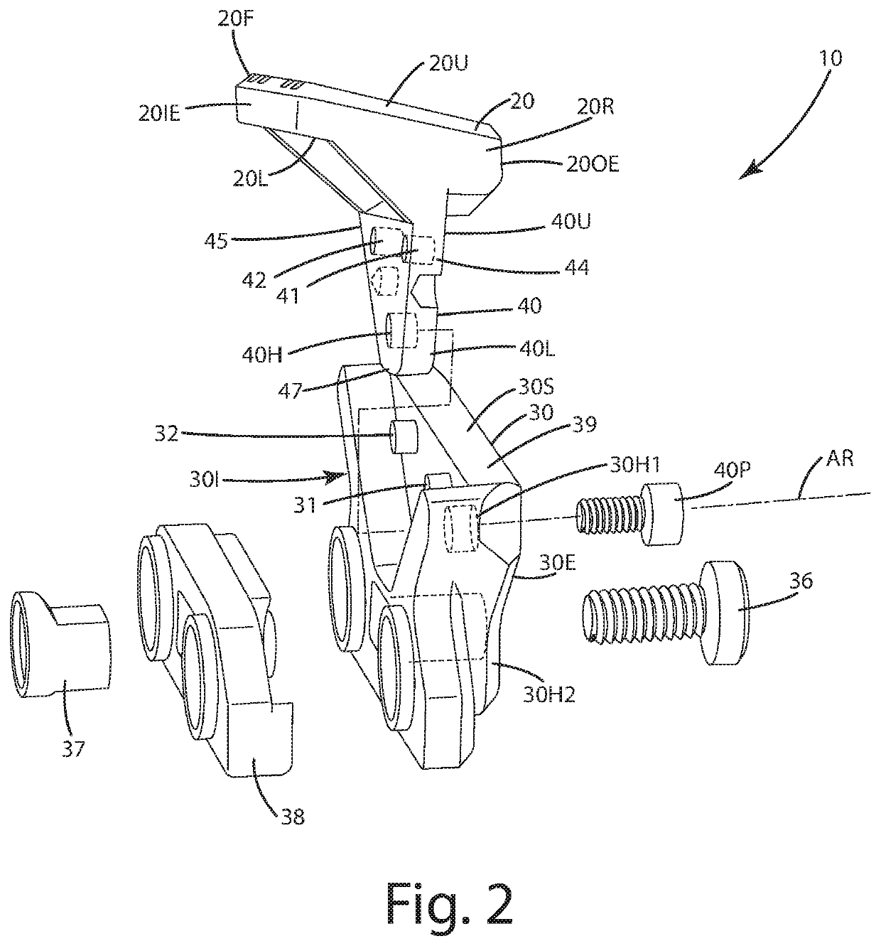 Adjustable index mount for firearms