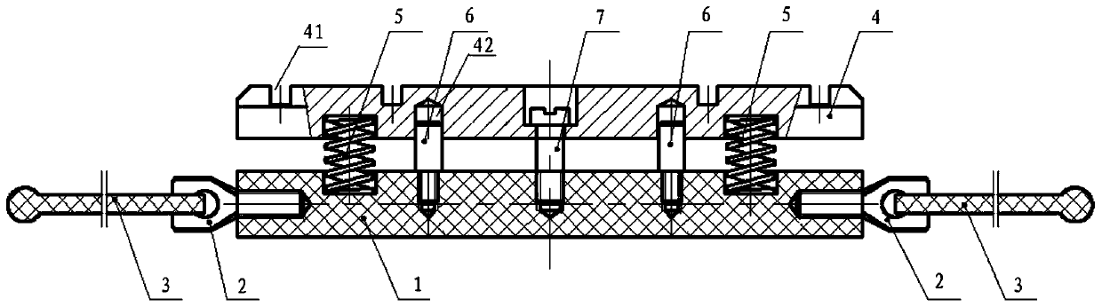 Device and method for removing burrs in a cracked waveguide inner cavity