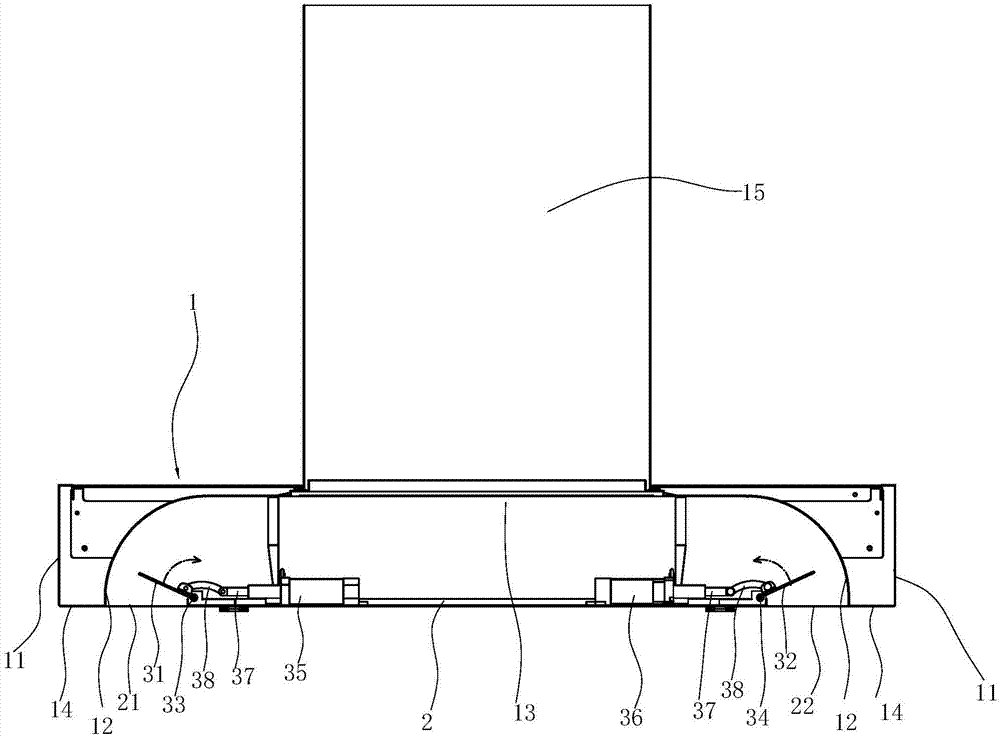 Stepless speed governing range hood