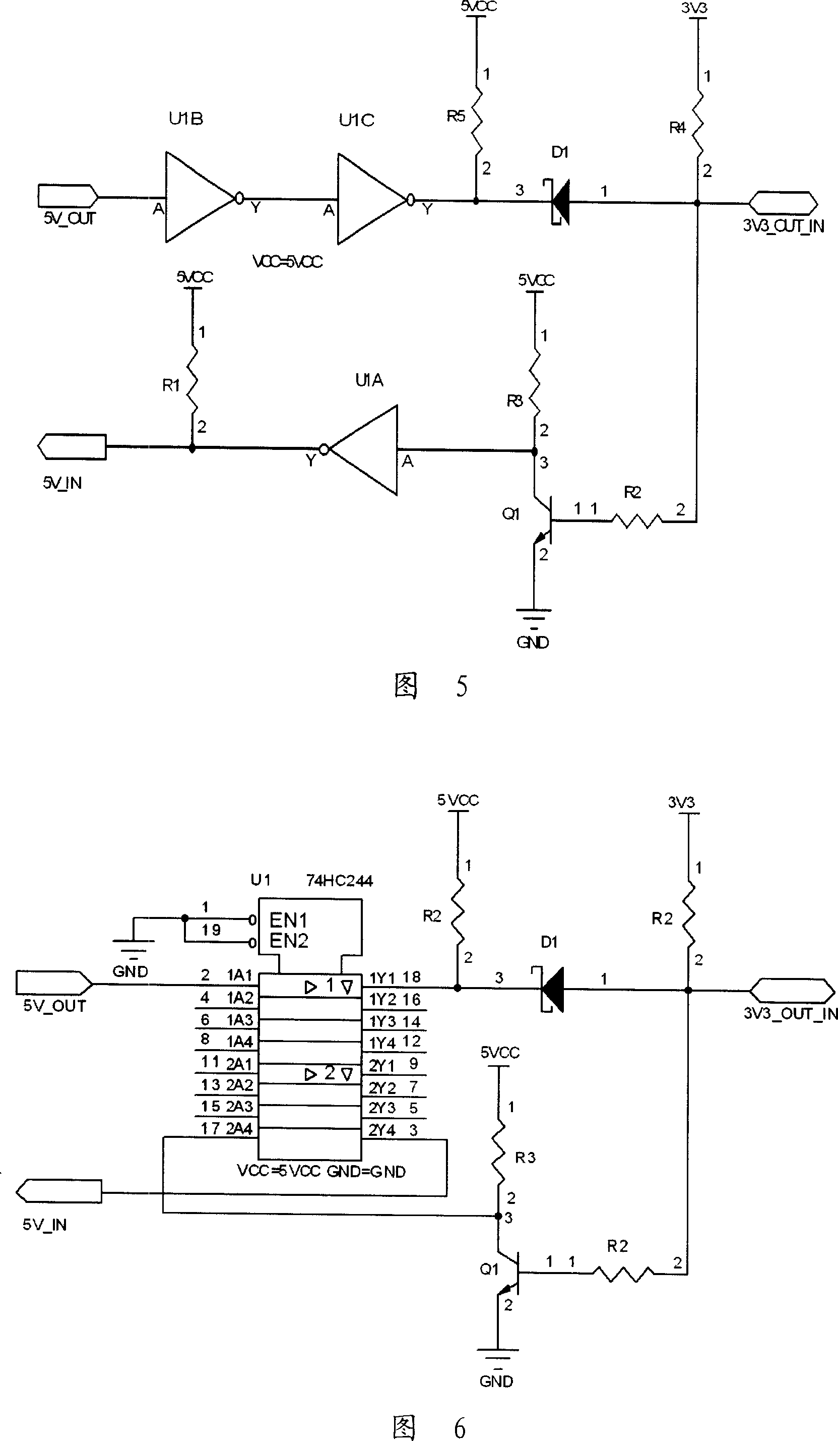 A bidirectional level conversion circuit