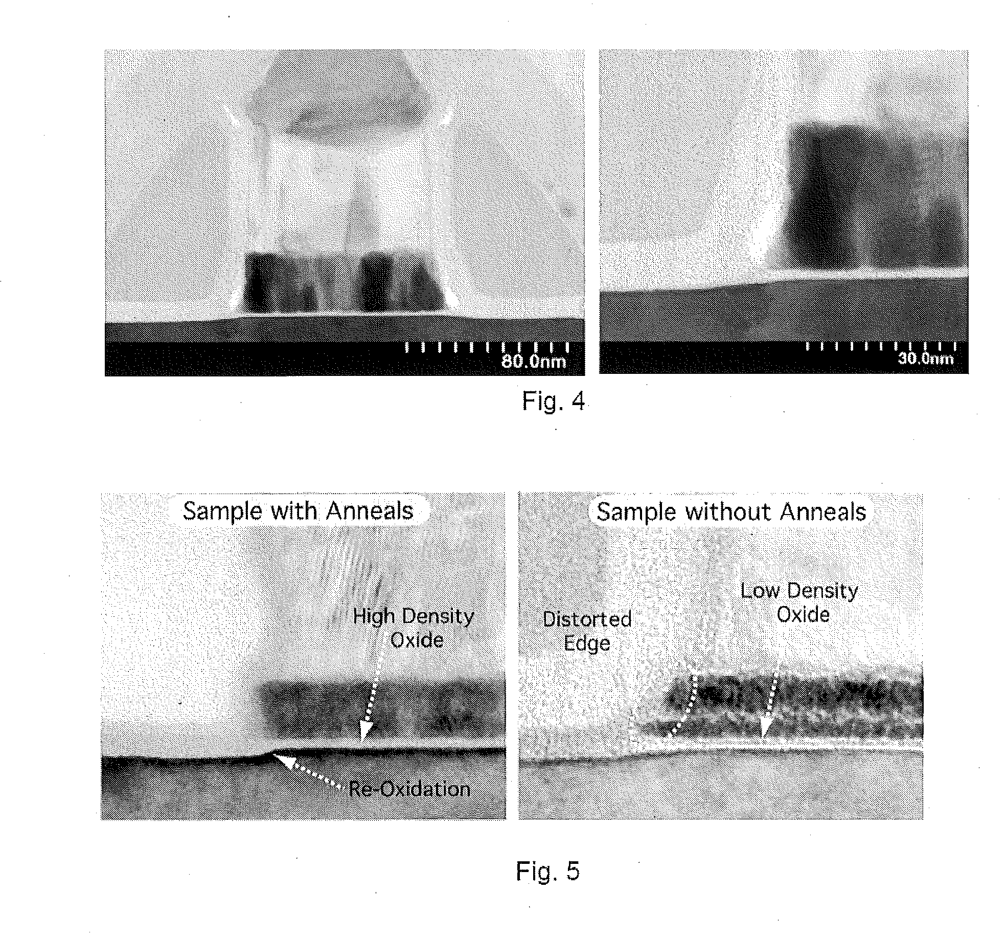 Methods of fabricating field effect transistors including titanium nitride gates over partially nitrided oxide and devices so fabricated