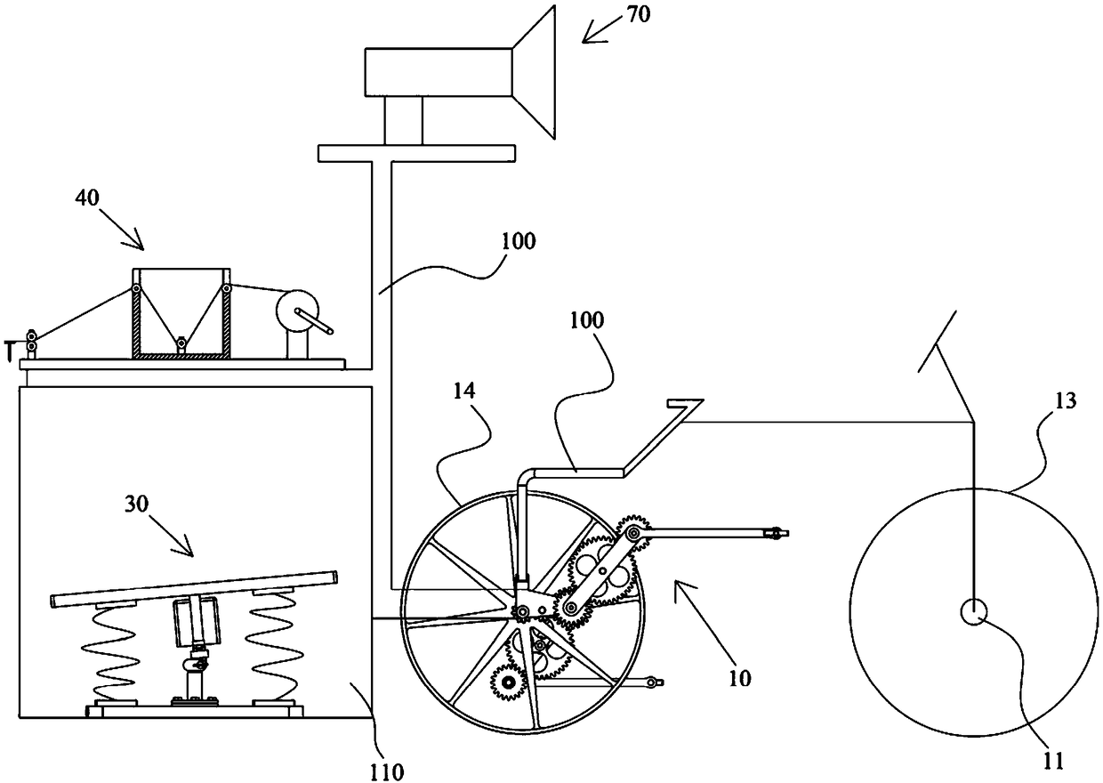 Multifunctional measuring work vehicle for building construction