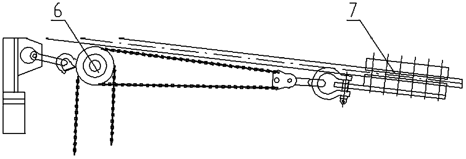 Cable-driving rope replacing mechanism