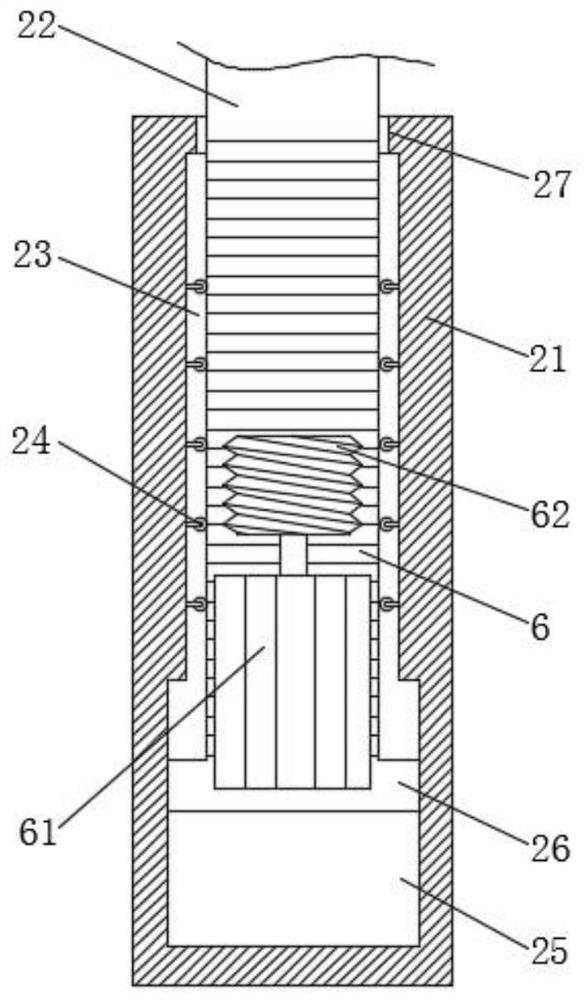 Gas blanching pot capable of implementing linkage oil control