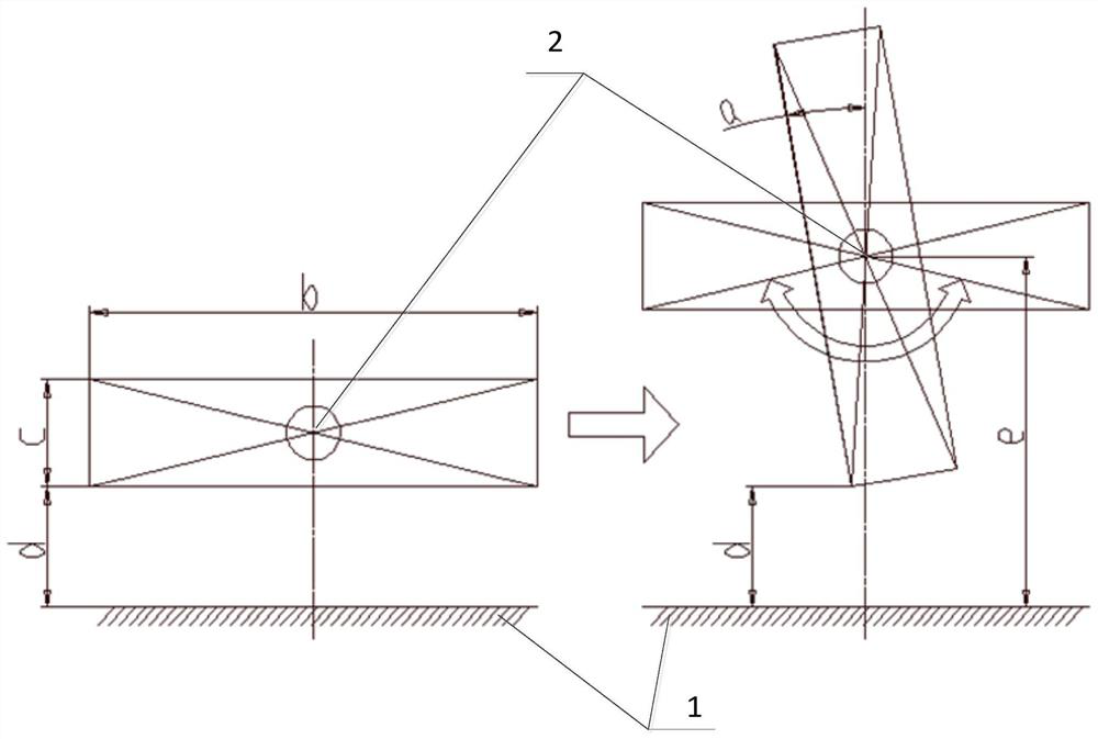 Ultra-wide flat plate unit electro-hydraulic hybrid full-angle pitching mechanism and method