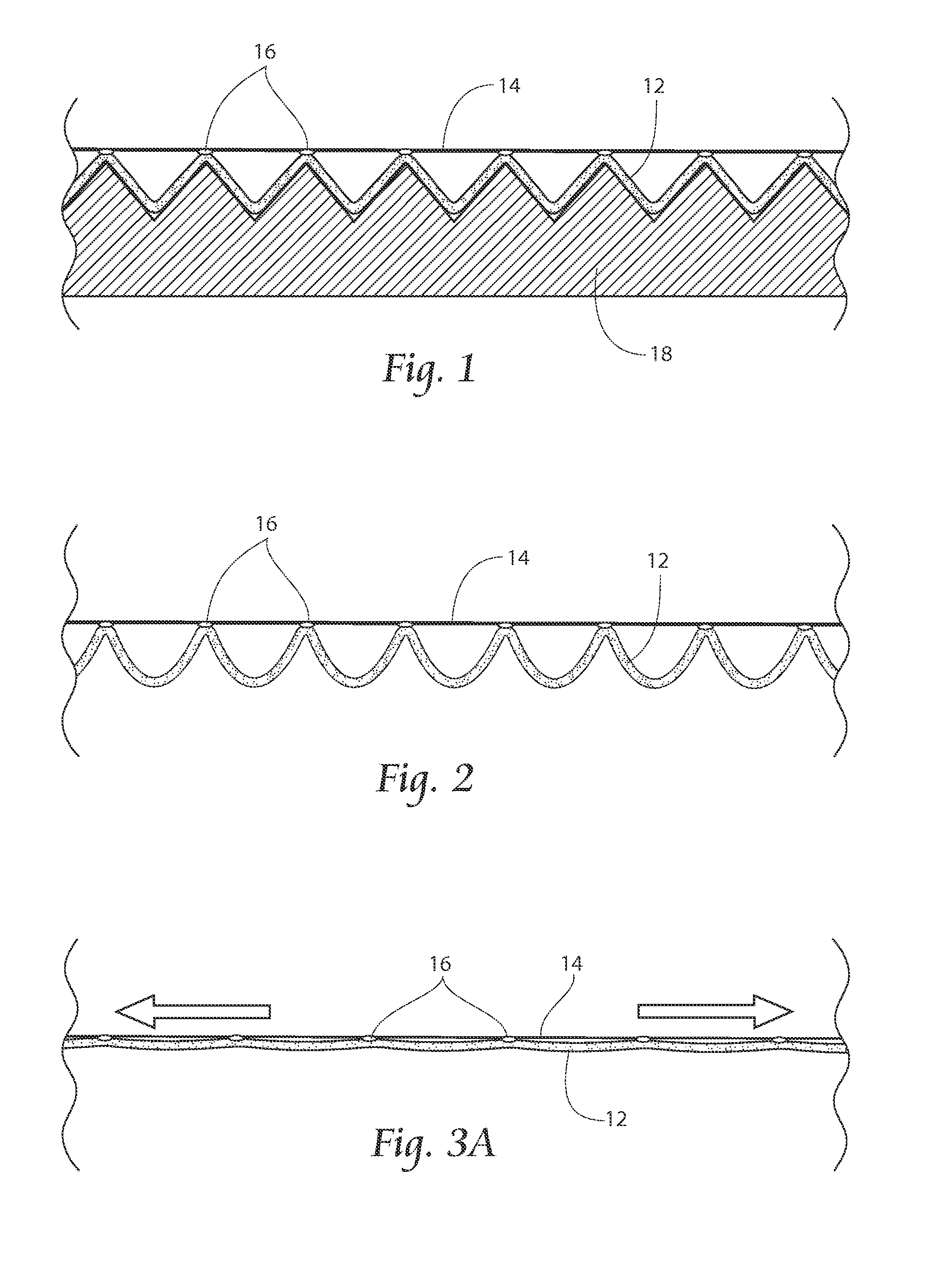 Apparatus and methods for securing elastic to a carrier web