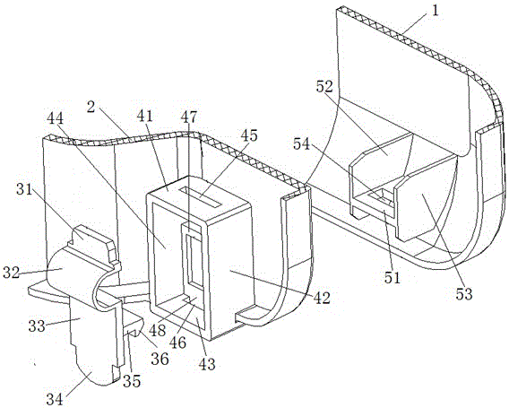 A separate elastic buckle device for household appliances