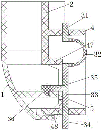 A separate elastic buckle device for household appliances