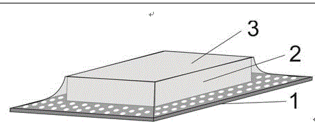 Medical silica gel dressing and manufacture method thereof