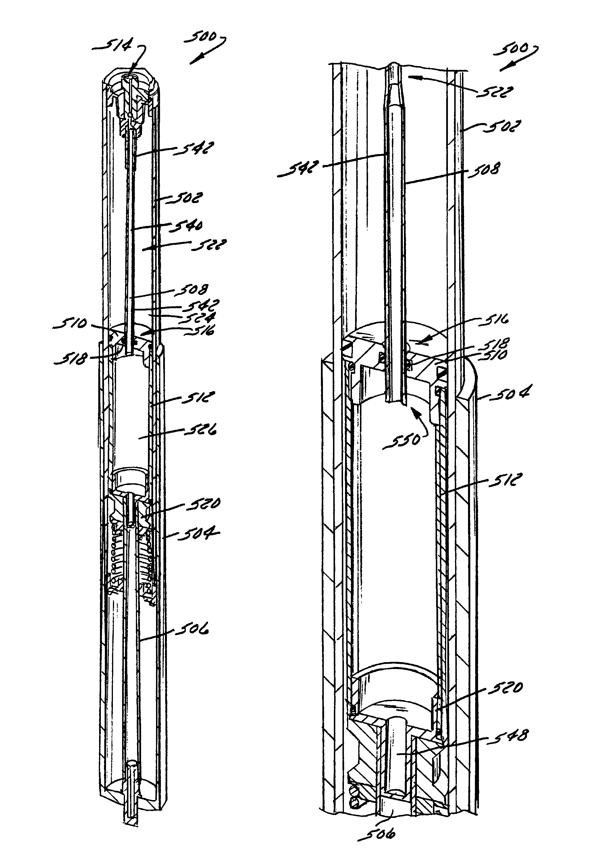 Bicycle shock assemblies with plunger operated valve arrangement