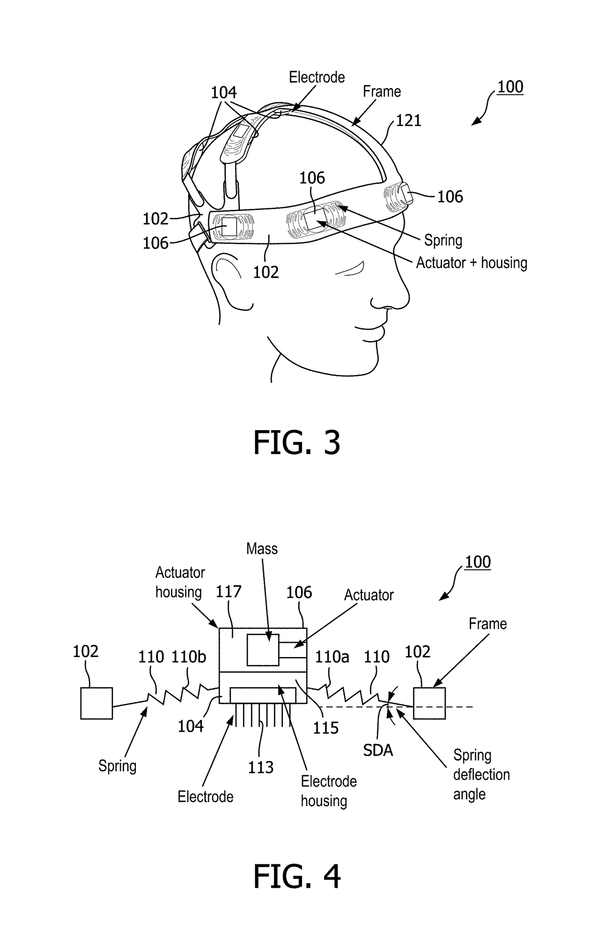 Method and system for obtaining signals from dry eeg electrodes