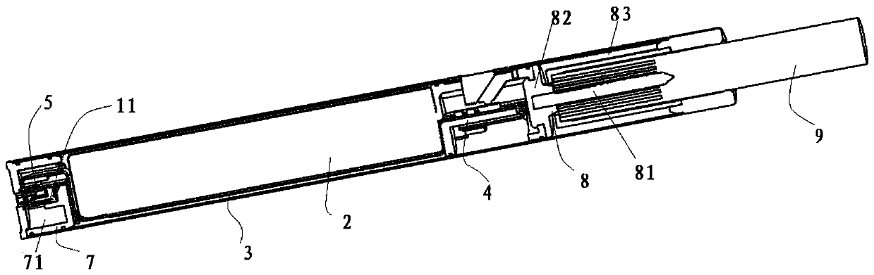 Heating non-combustion smoking set