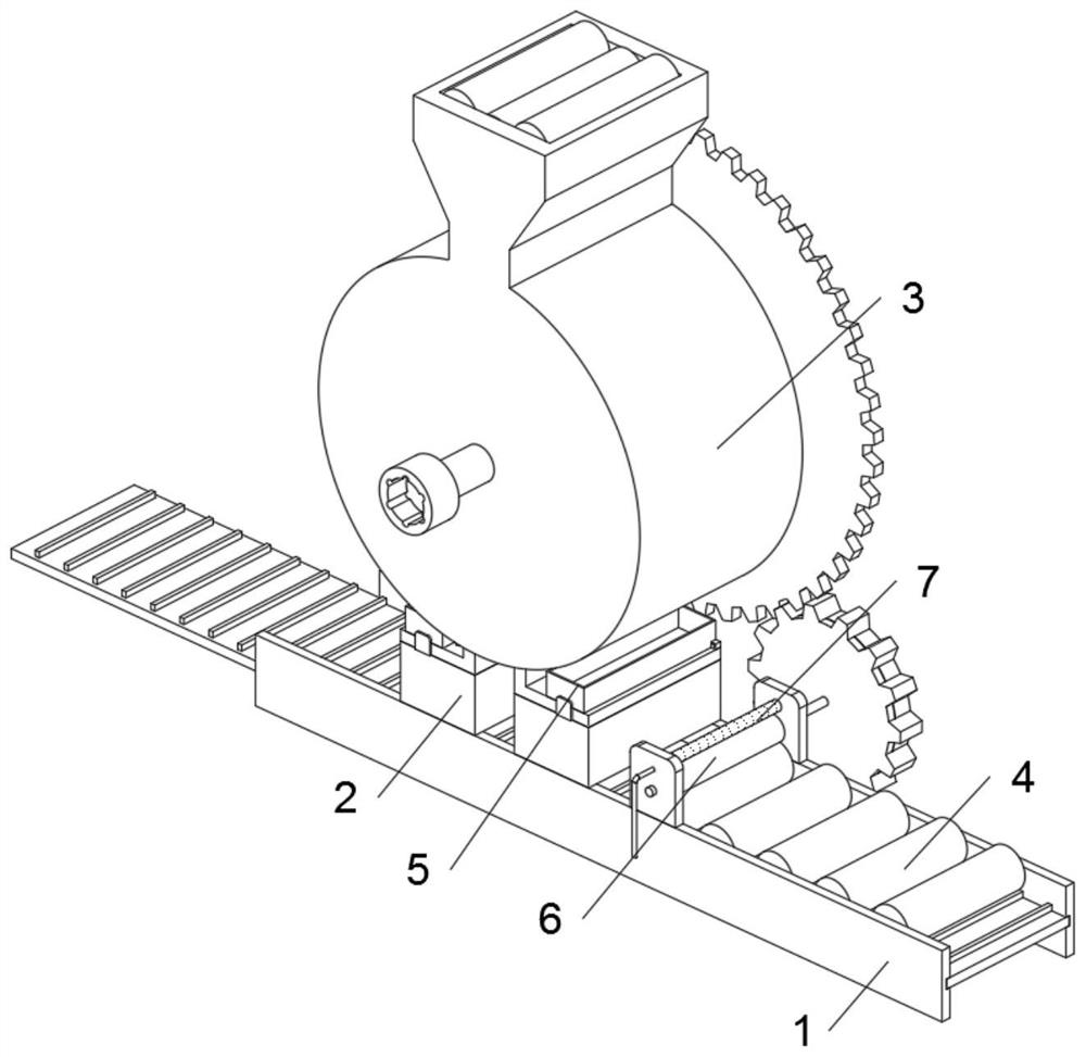 Uniform anti-rolling conveying mechanism for round pipe production and machining