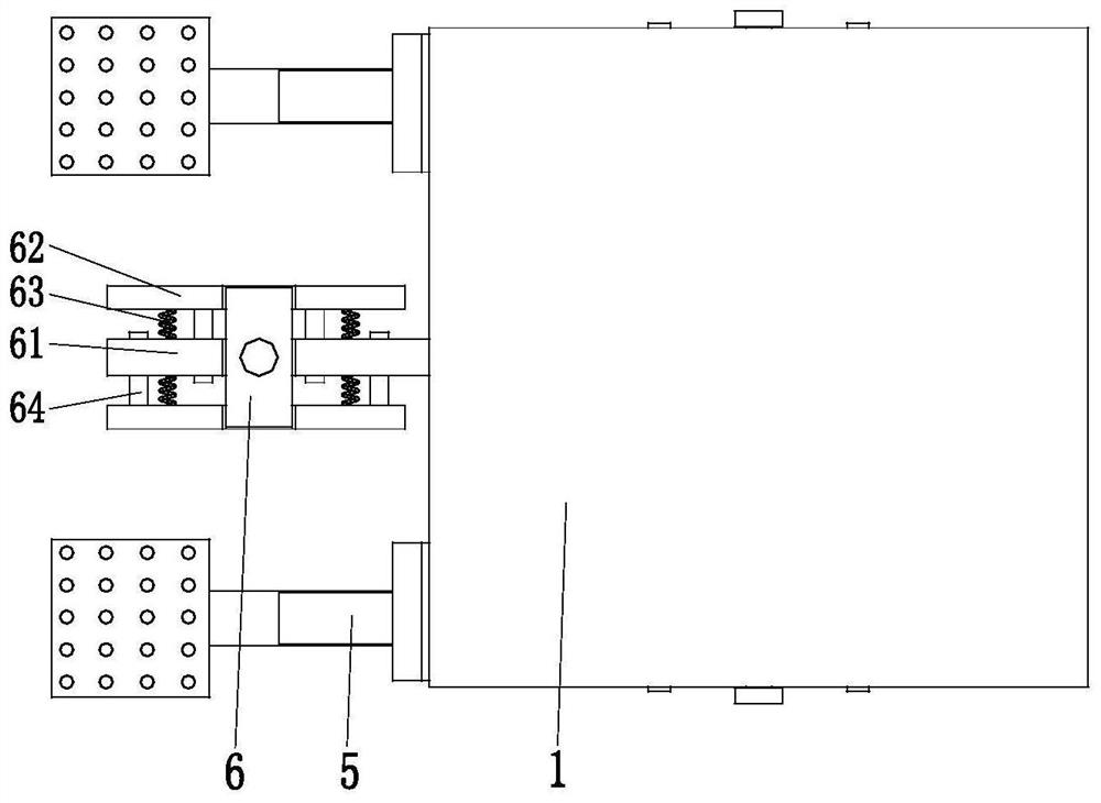 Node docking device for load-bearing structure of a house