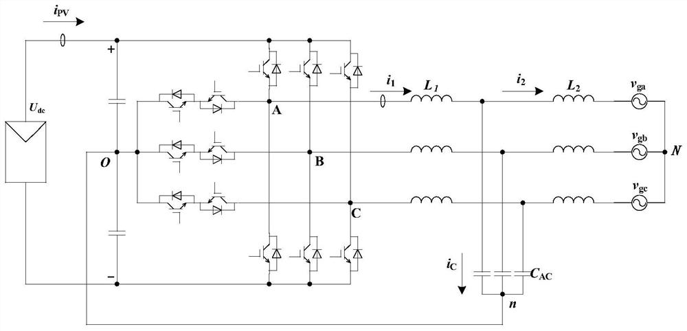 A photovoltaic inverter DC voltage transient drop suppression method