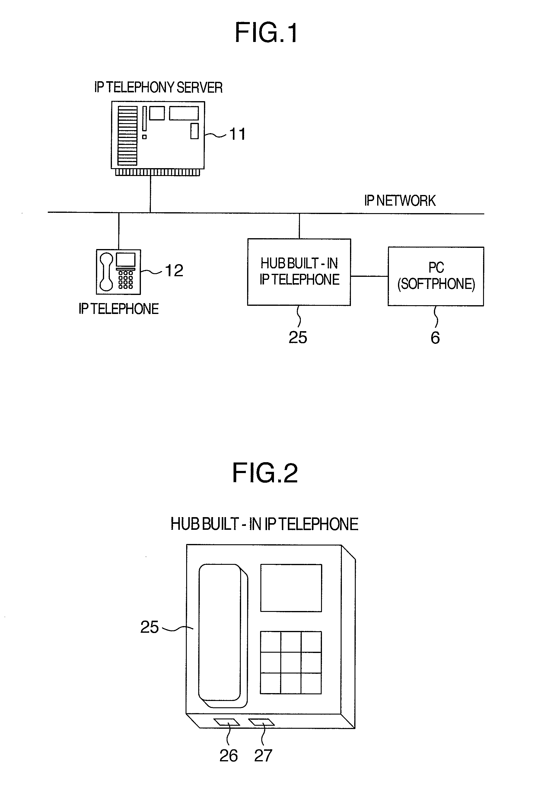 IP telephone system and telephoning method