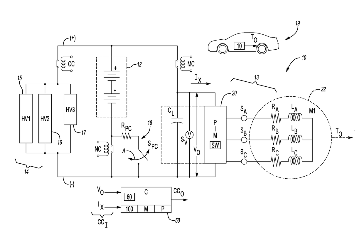 Method and system for diagnosing contactor health in a high-voltage electrical system