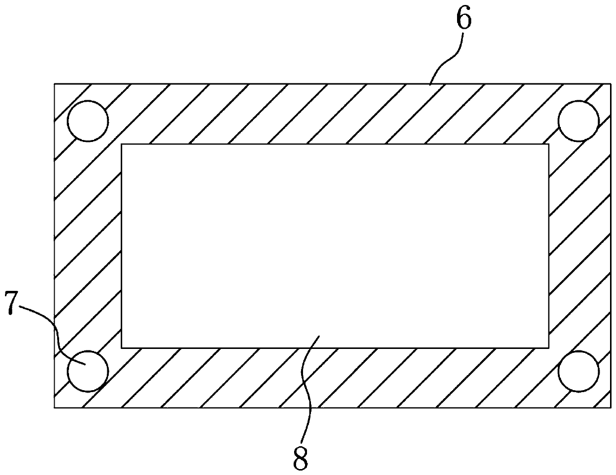 Filter cloth positioning and cutting device