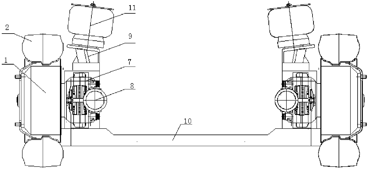 Low-floor modularized electric axle