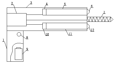 Device facilitating taking out of arm-breaking screw